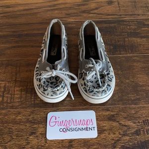 Sperry Leopard Print Boat Shoes